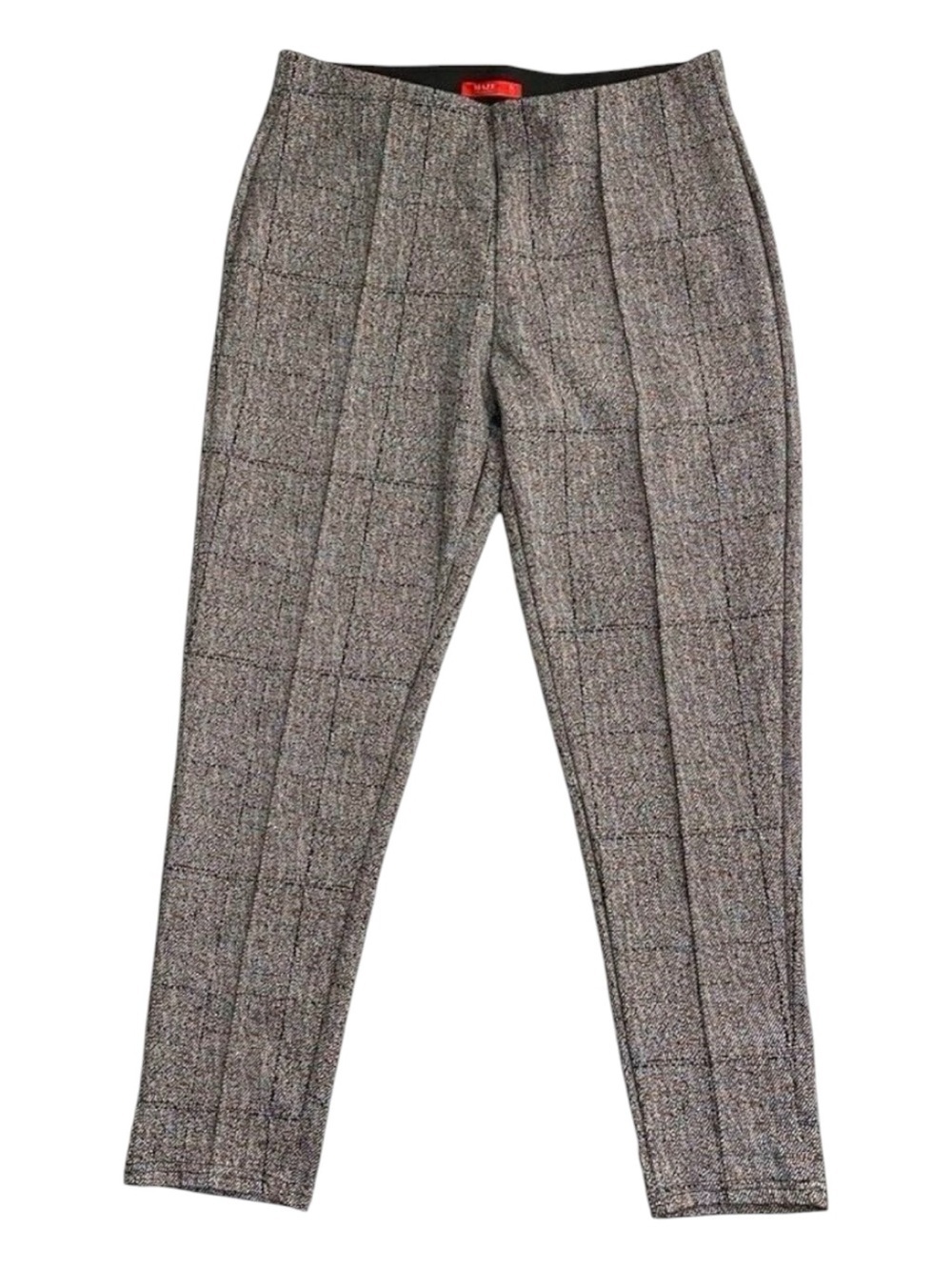 Maze trousers pants stretchy jersey brown black ecru white elastic waistband XL